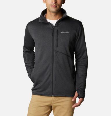 Columbia Men's Park View Fleece Full Zip Jacket Black Heather Product Image