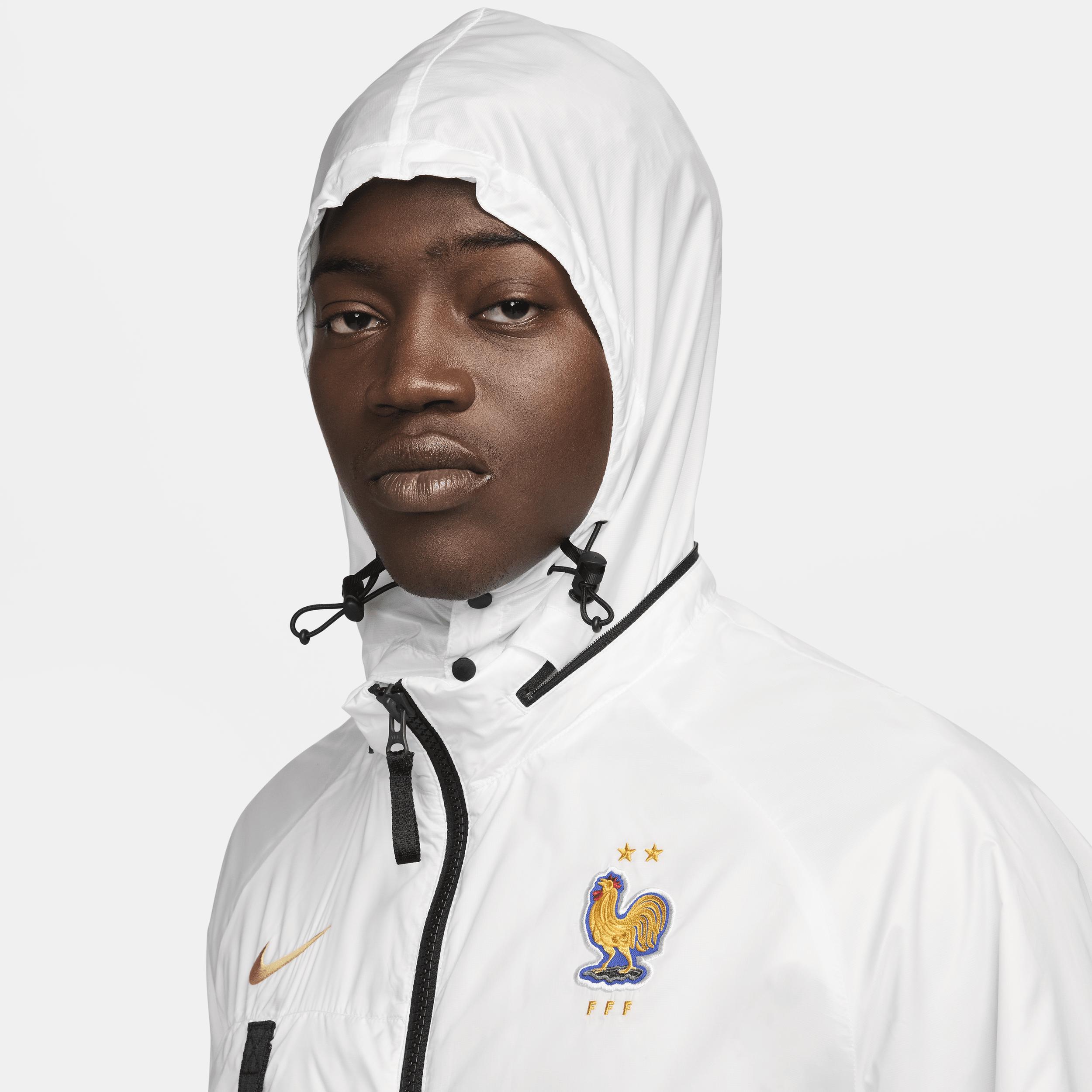 Nike Mens White France National Team 2024 Halo Anthem Full-Zip Jacket Product Image