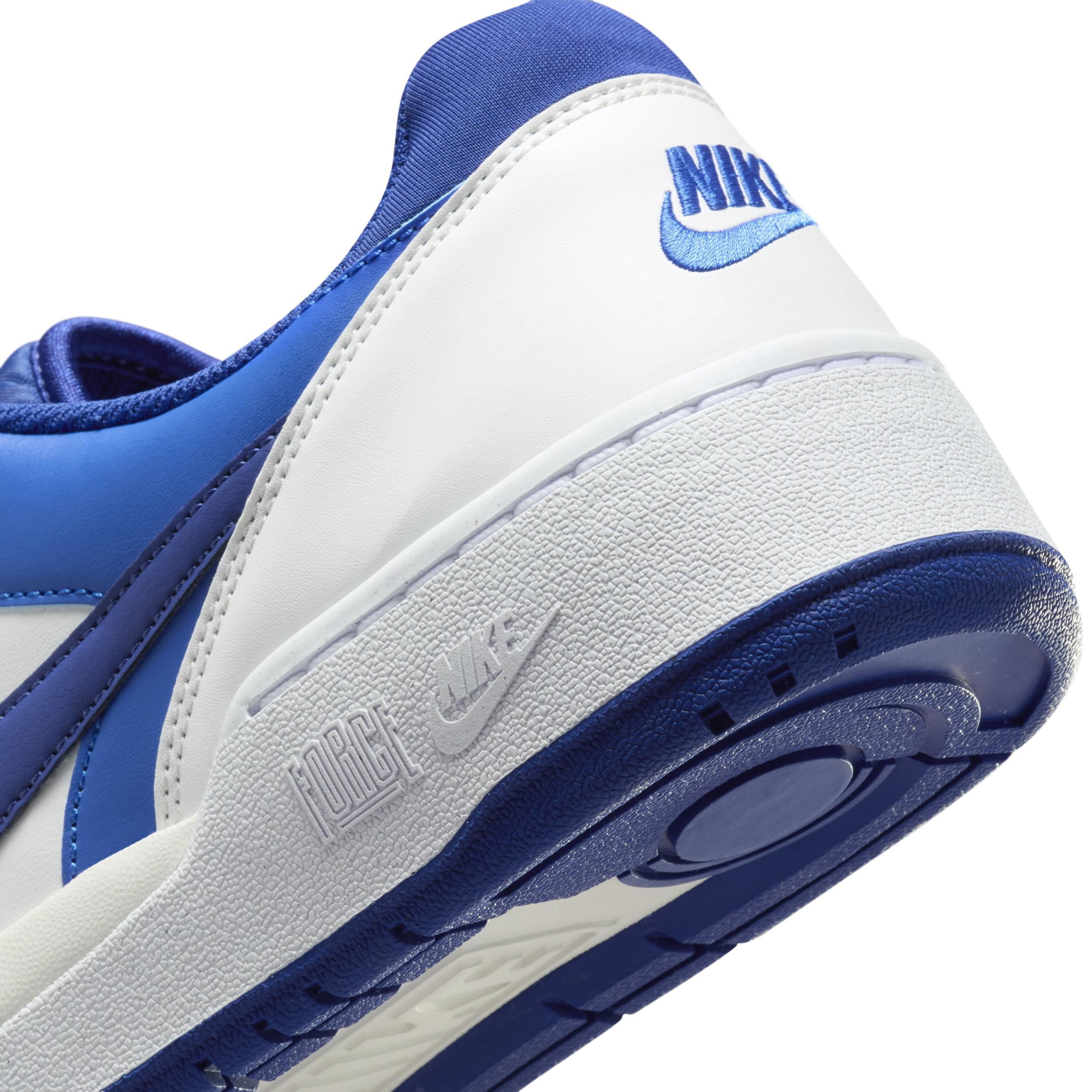 Nike Mens Nike Full Force Low - Mens Shoes Blue/White/Blue Product Image