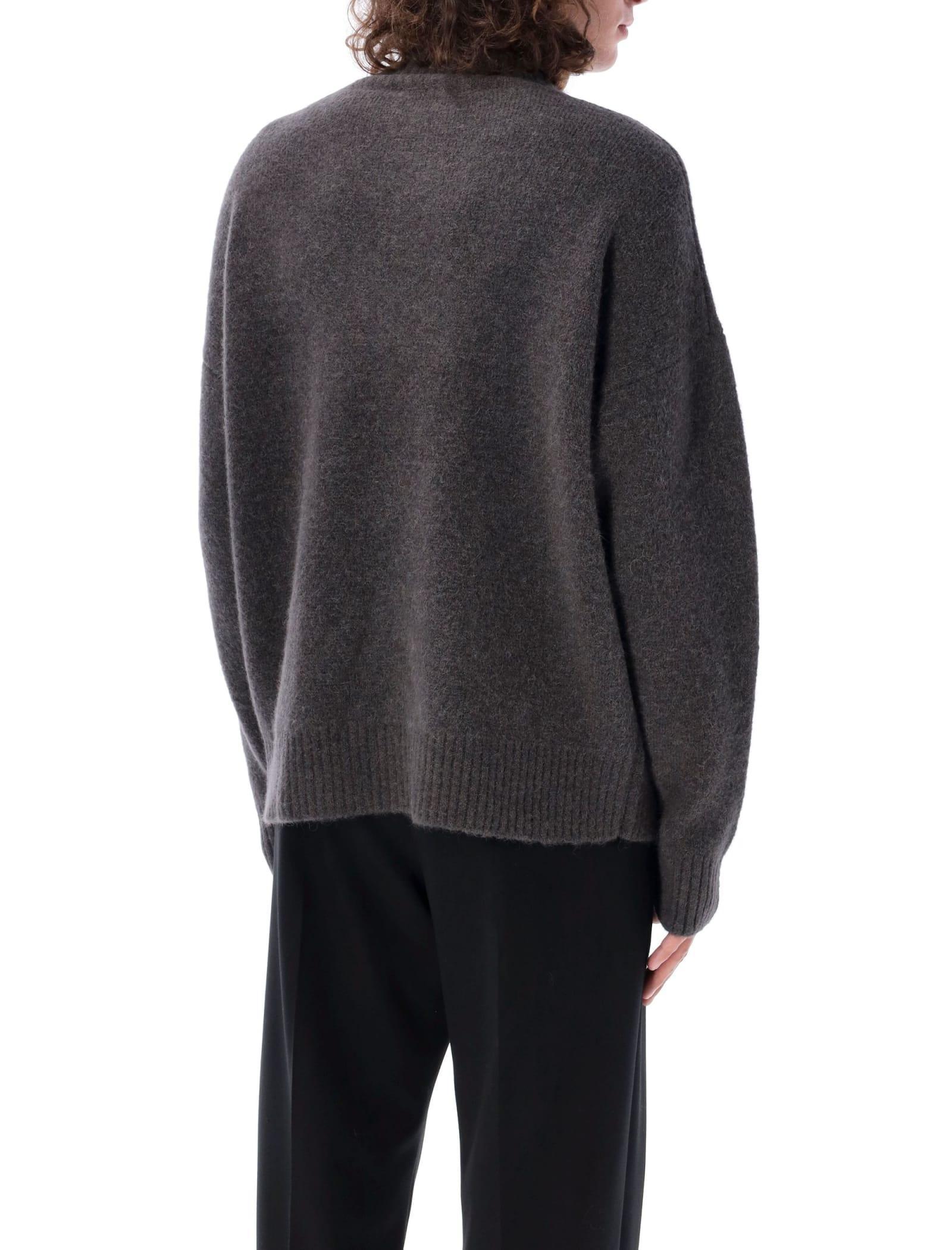 AMI ALEXANDRE MATTIUSSI Adc Alpaca Blend Turtleneck In Grey Product Image