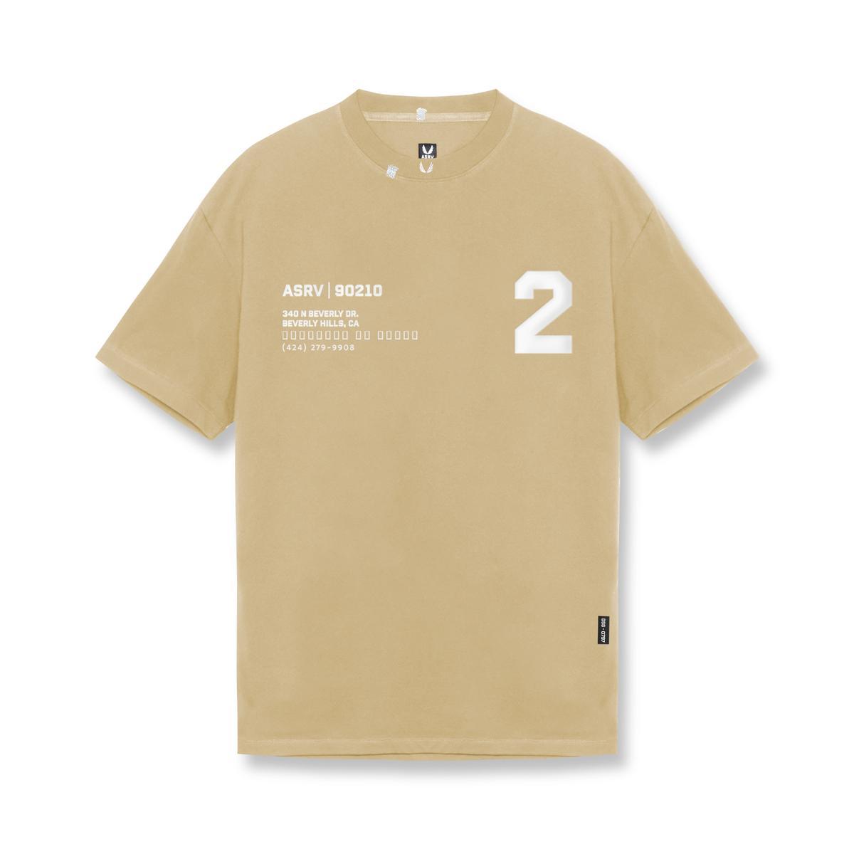 0797. LE Tech Essential™ Relaxed Tee - Khaki “BH 2YR ANNI” Product Image