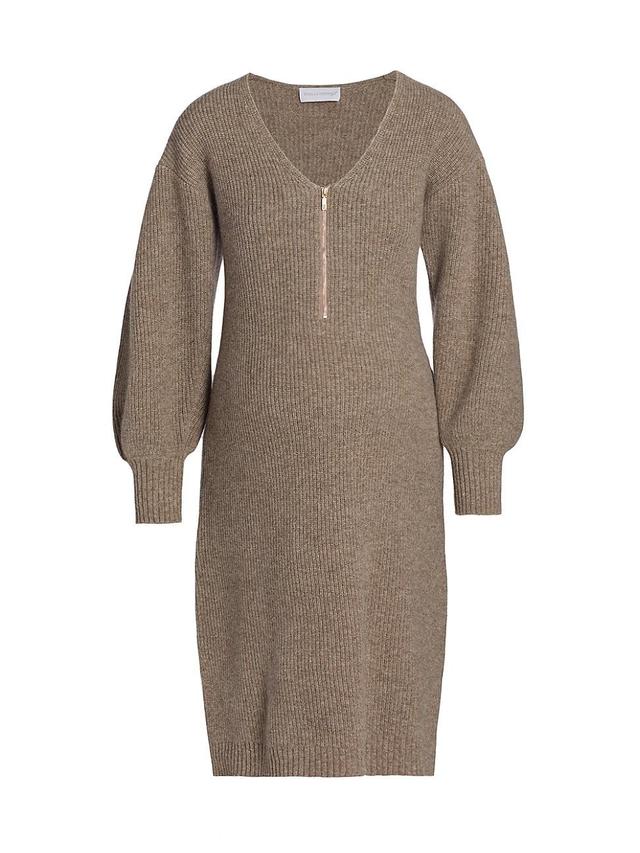 Womens Eva Maternity Sweater Dress Product Image