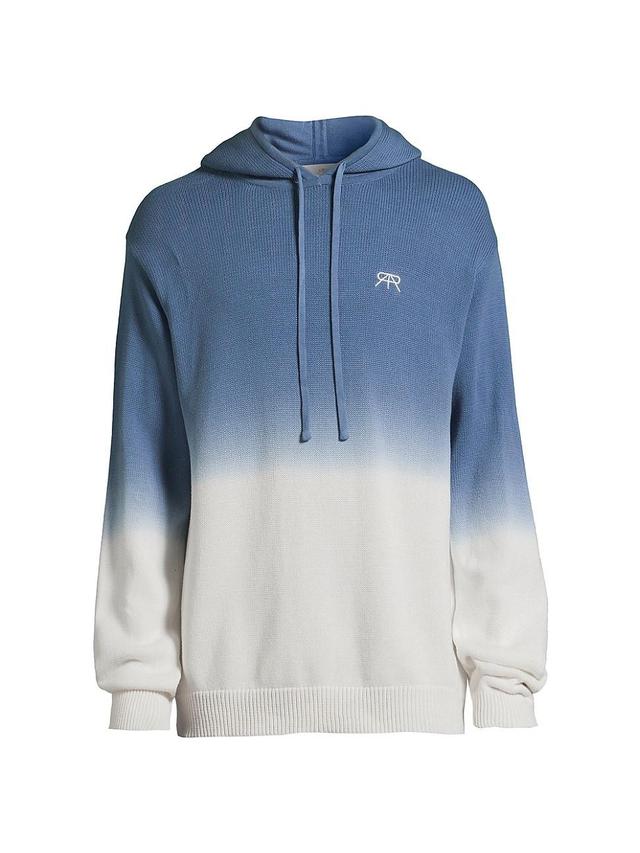 Mens Gradient Cotton Hoodie Product Image