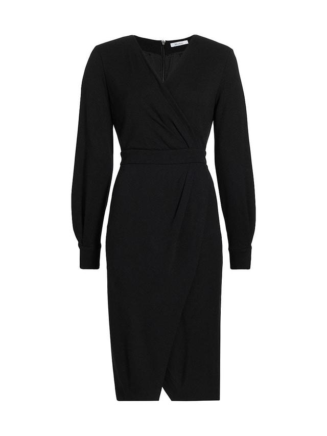 Womens Virtus Jersey Surplice-Neck Midi-Dress Product Image