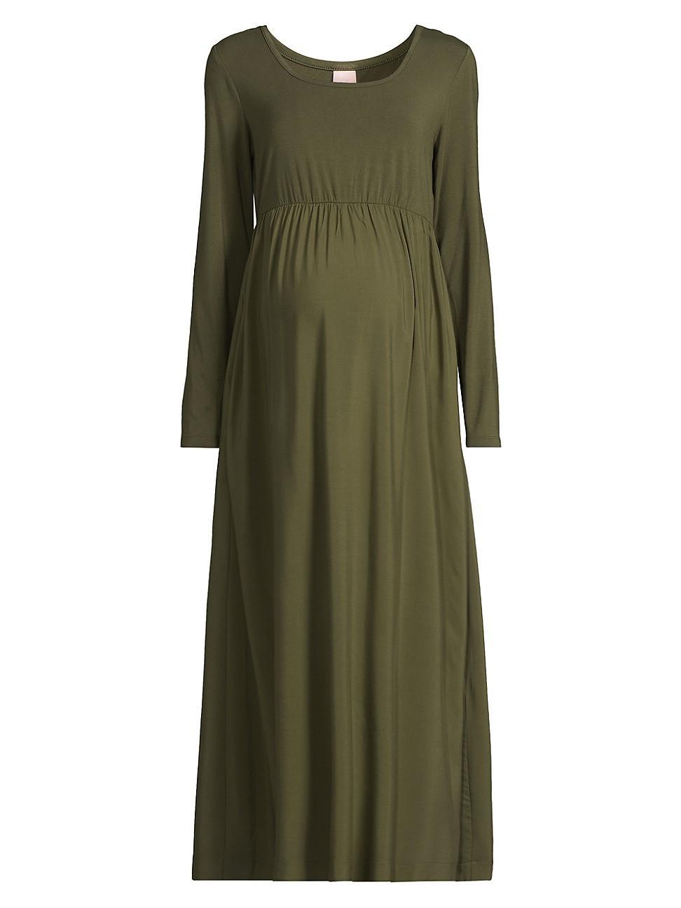 Womens Maeve Shirred Midi-Dress Product Image