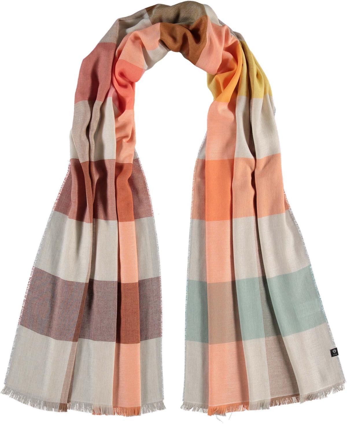 Fraas Womens Box Check Scarf product image