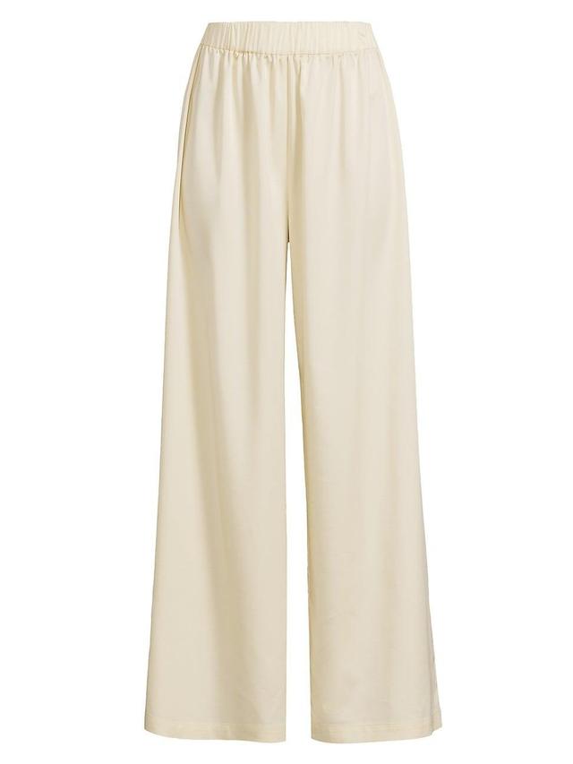 Womens Elasticized Wide-Leg Pants Product Image