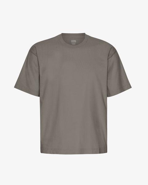 Oversized Organic T-Shirt - Misty Brown Product Image