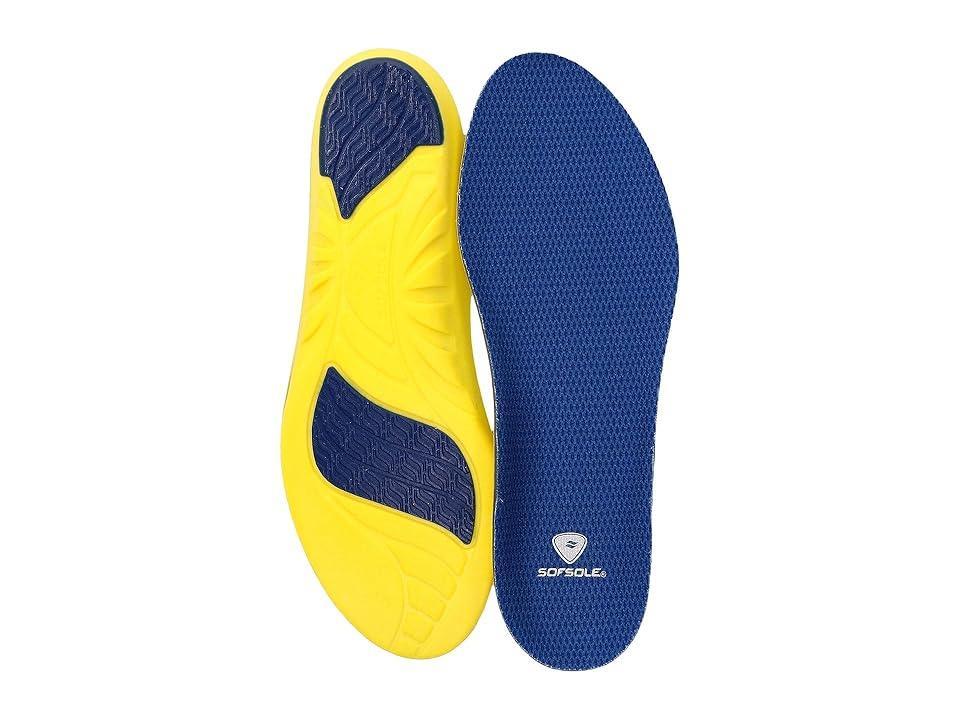 Sof Sole Athlete Insole (Yellow/Blue) Men's Insoles Accessories Shoes Product Image