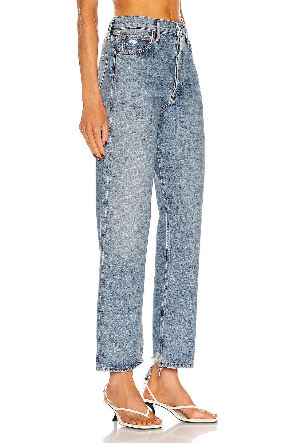 AGOLDE 90s Pinch Waist Jean in Endless - Blue. Size 24 (also in 23, 25, 31, 32, 33, 34). Product Image