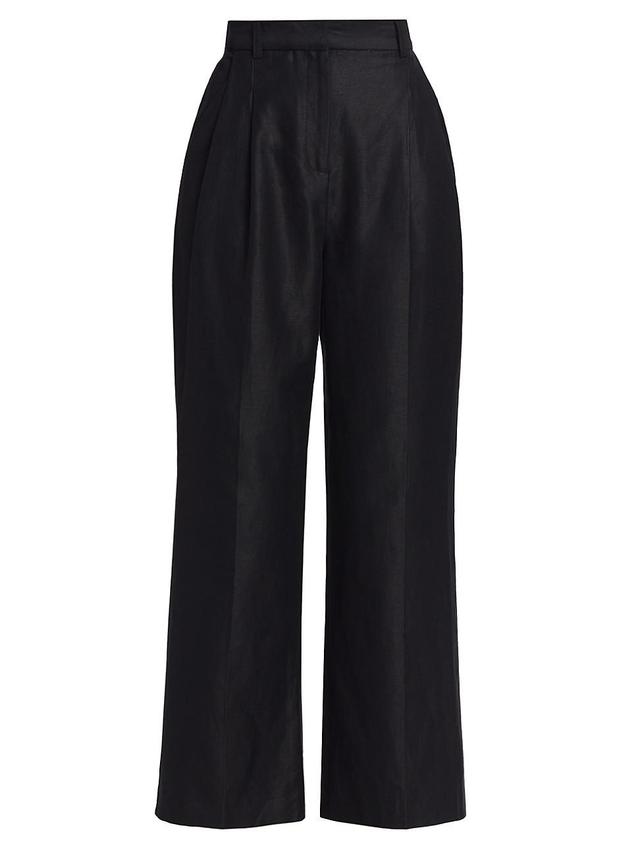 Womens Idai Cotton-Blend Wide-Leg Pants Product Image