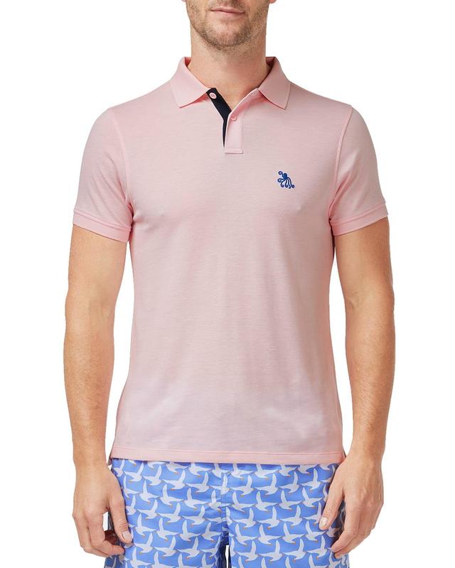 Mens Octopus Pique Polo Shirt Product Image