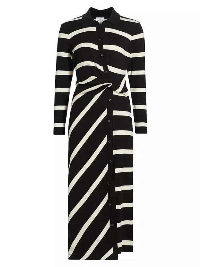 Ellicot Striped Midi-Dress Product Image