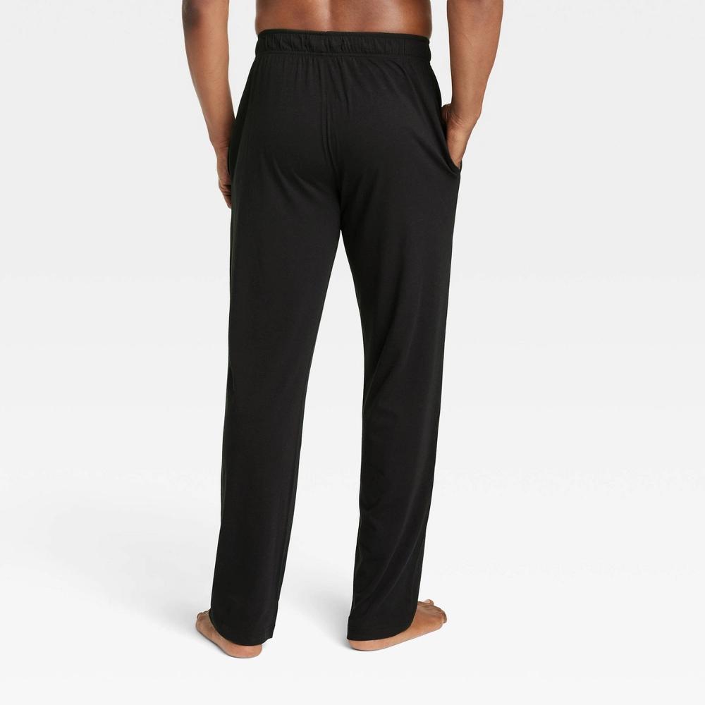 Men's Cotton Modal Knit Pajama Pants - Goodfellow & Co™ Black M Product Image