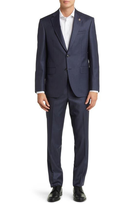 Slim Fit Suit Jacket In Blue Product Image