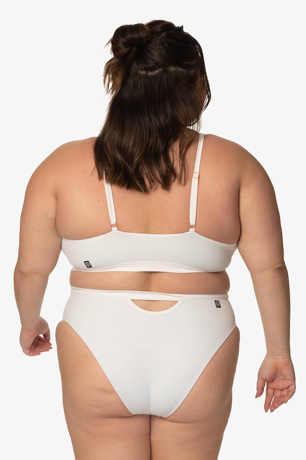 Nora Bikini Bottom - White Product Image