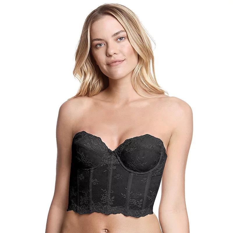 Dominique Alana Convertible Longline Bra 7777, Womens Black Product Image