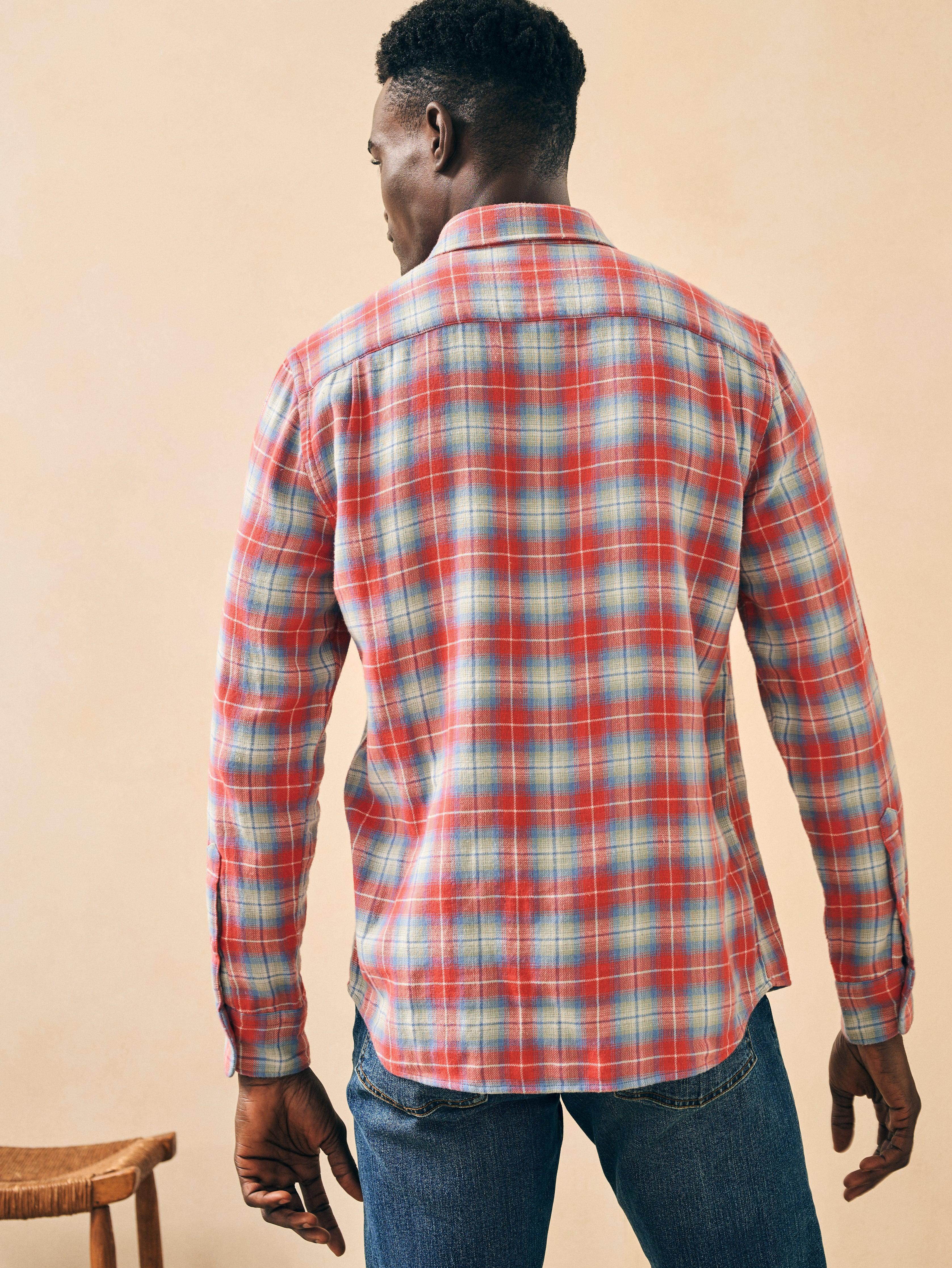 Doublecloth Shirt - Red Hill Plaid Male Product Image