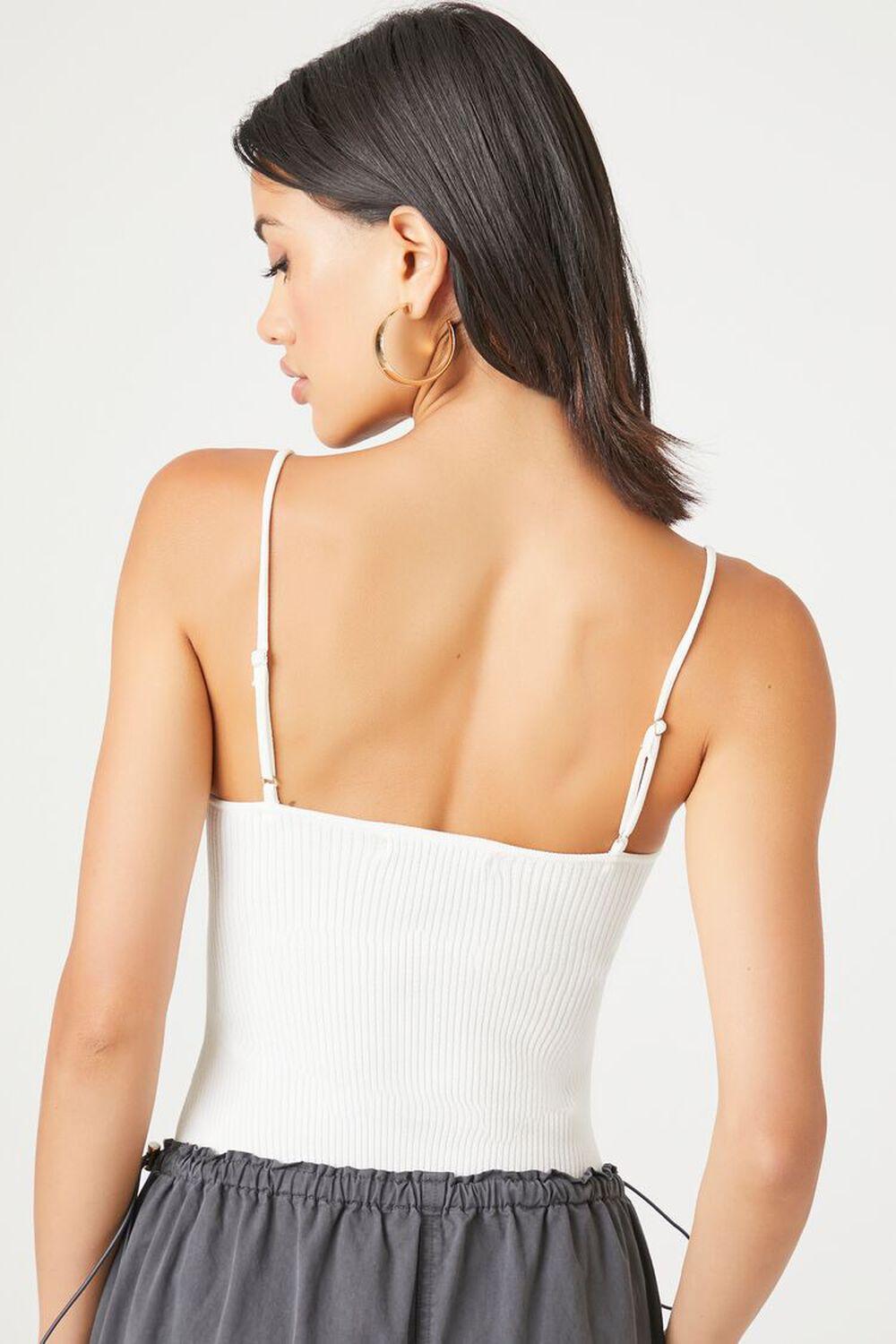 Sweater-Knit Sweetheart Bodysuit | Forever 21 Product Image