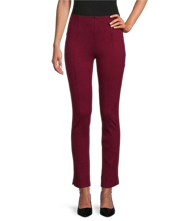 Slim Factor by Investments Ponte Knit No-Waist Ankle Pants Product Image