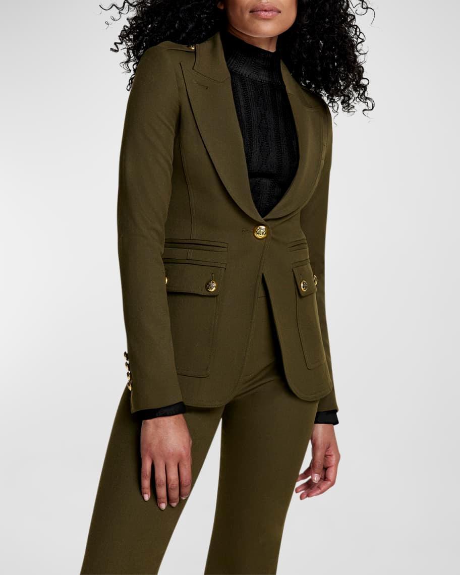 Military Peaked Lapel Blazer Product Image