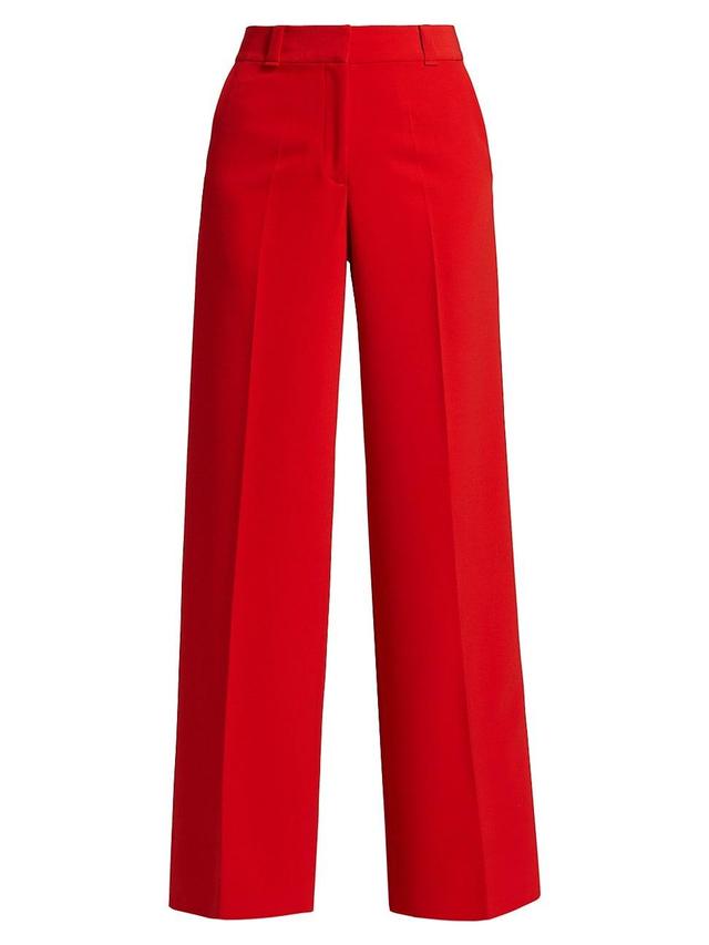 Womens Elin Crepe Straight-Leg Pants Product Image