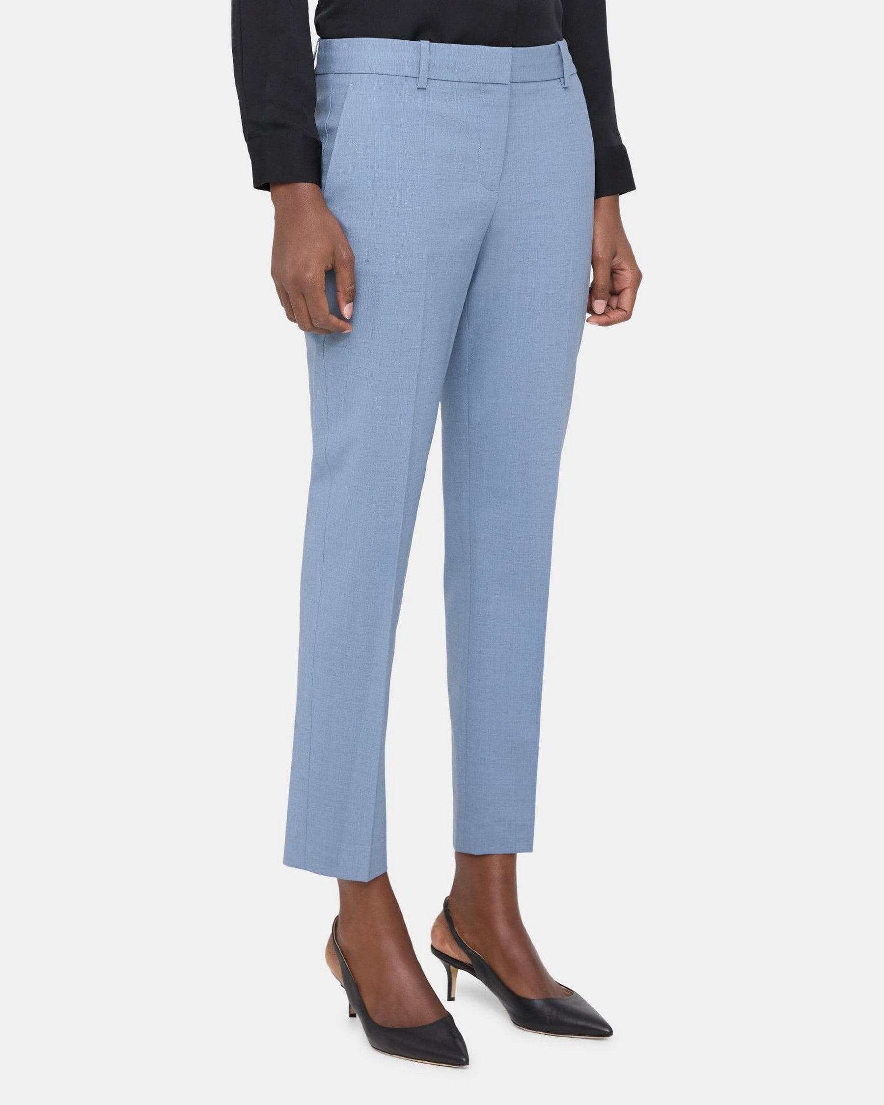 Classic Crop Pant in Sevona Stretch Wool Product Image