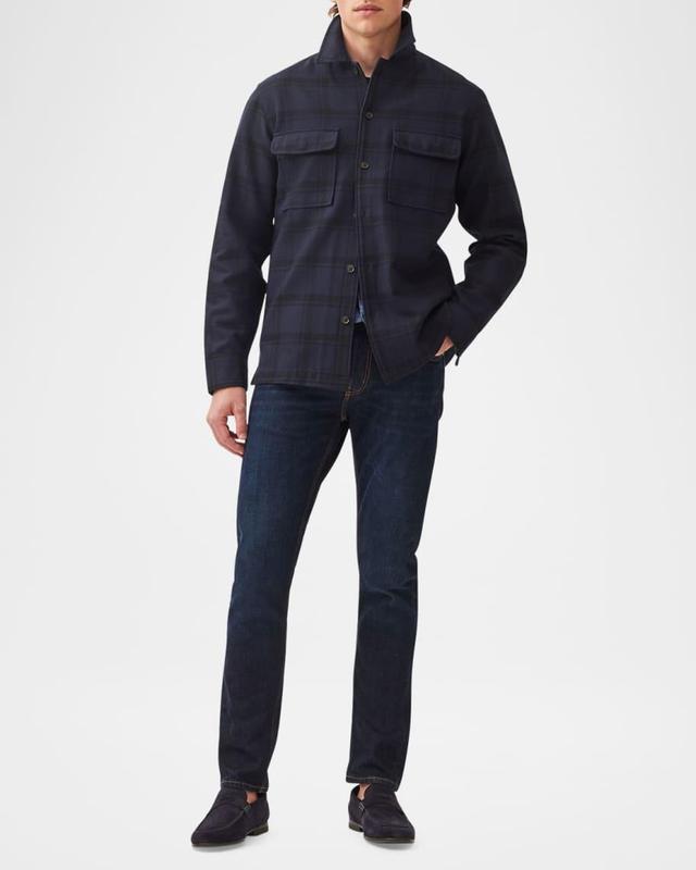 Mens Wadestown Slim-Fit Check Overshirt Product Image