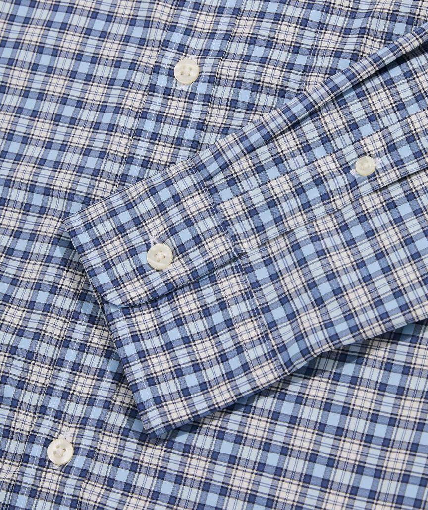 On-The-Go Nylon Plaid Shirt Product Image