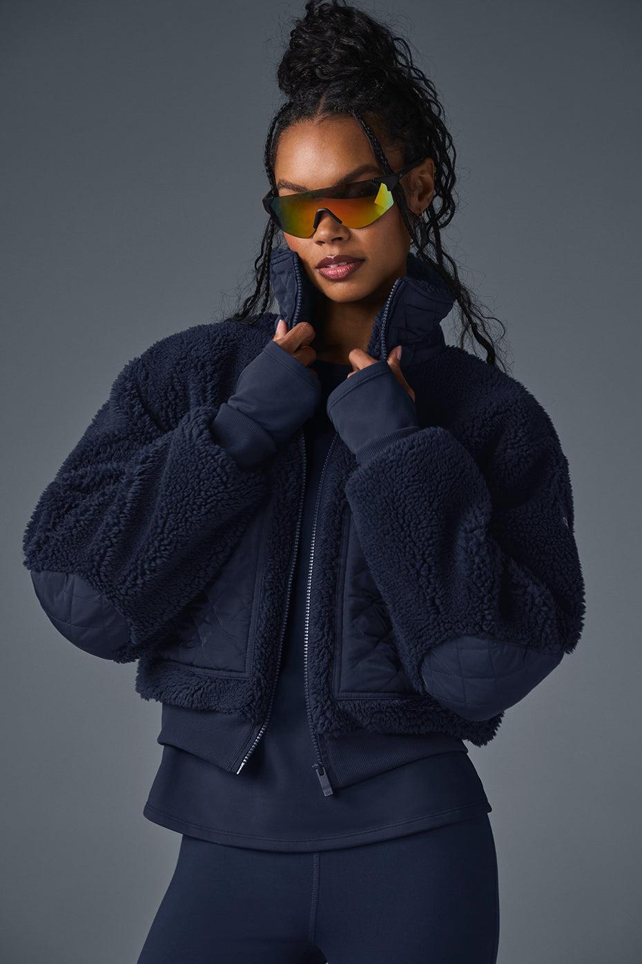 Sherpa Edge Bomber - Navy Female Product Image