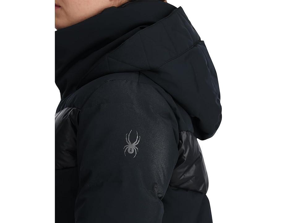 Spyder Eastwood Long Down Jacket Women's Clothing Product Image