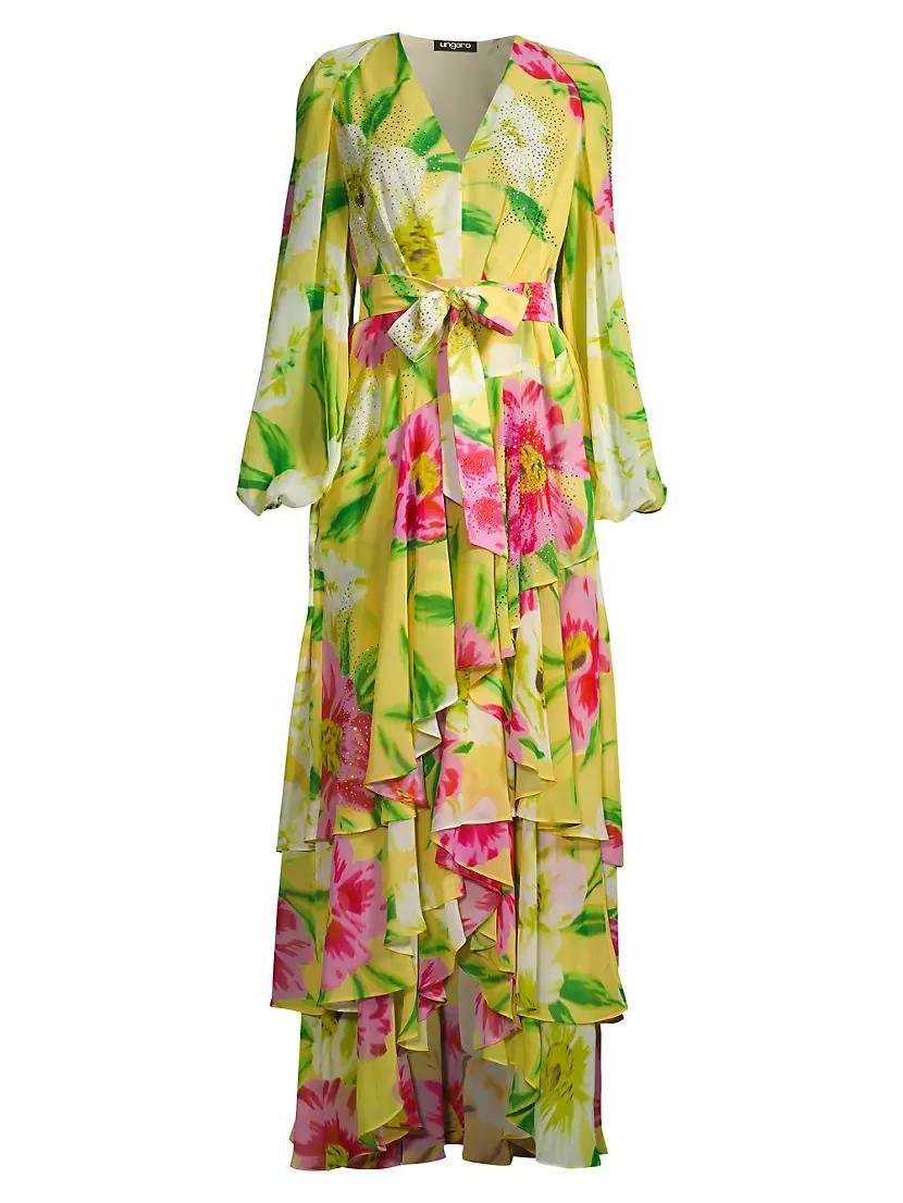 Courtney Floral Ruffled Maxi Dress product image