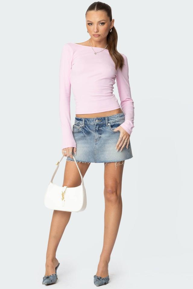 Brantley Denim Mini Skirt Product Image