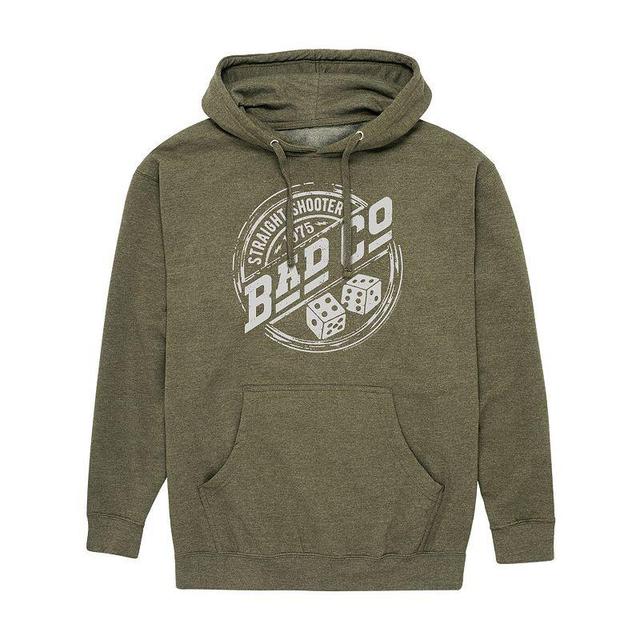 Mens Bad Company Badge Hoodie Med Green Product Image