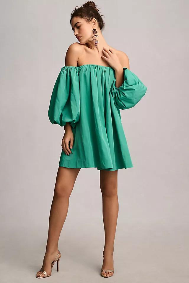 Mare Mare Puff-Sleeve Off-The-Shoulder Mini Dress Product Image