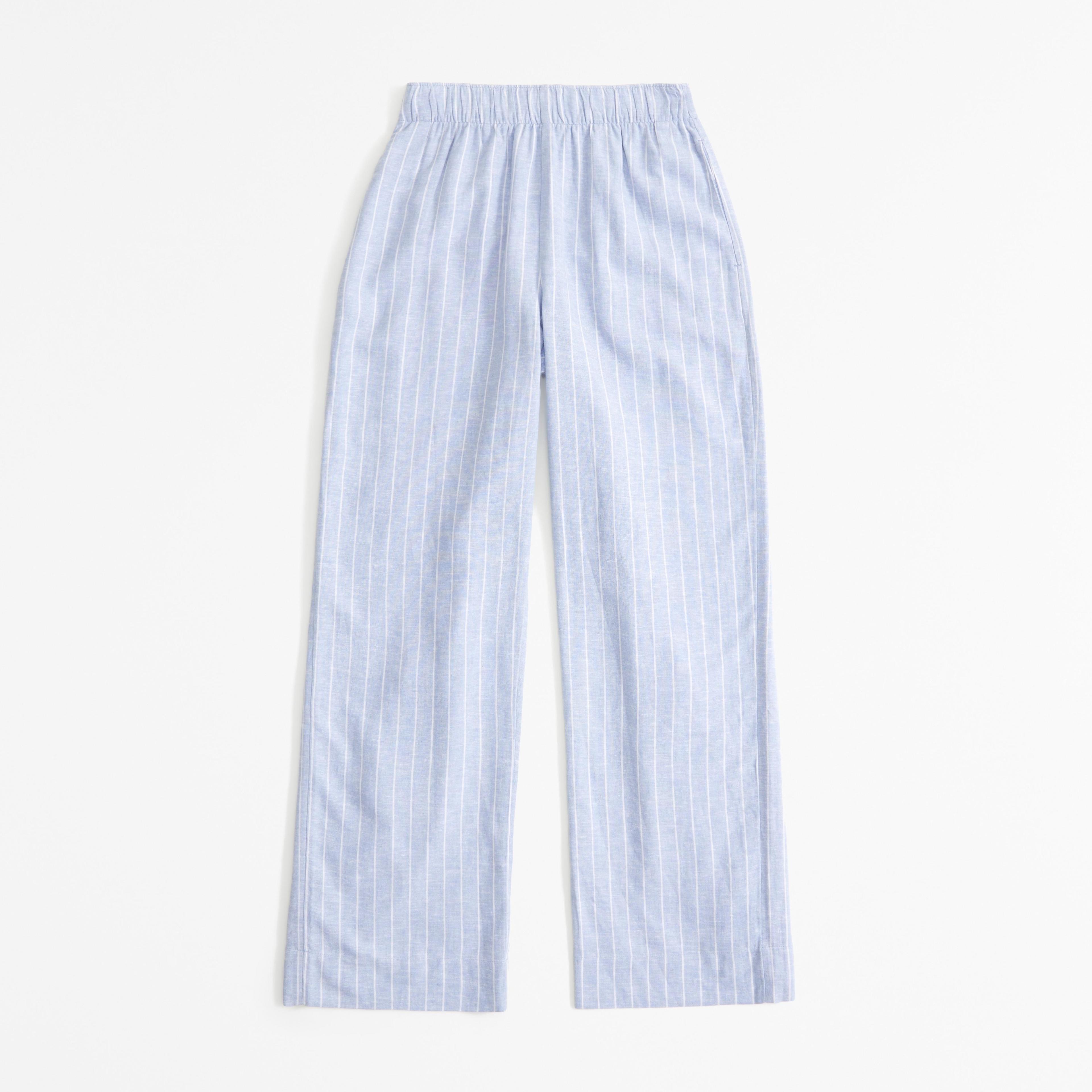 Linen-Blend Pull-On Pant Product Image