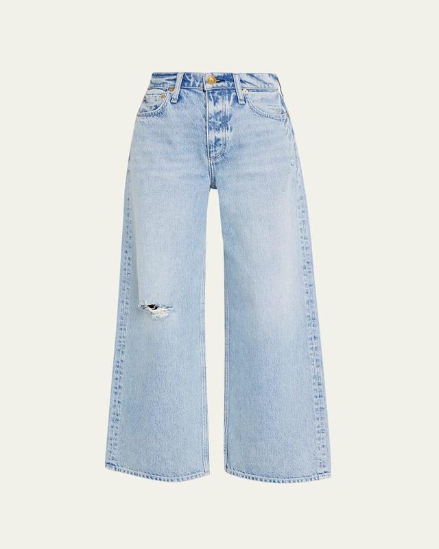 Andi High-Rise Wide Ankle Jeans Product Image