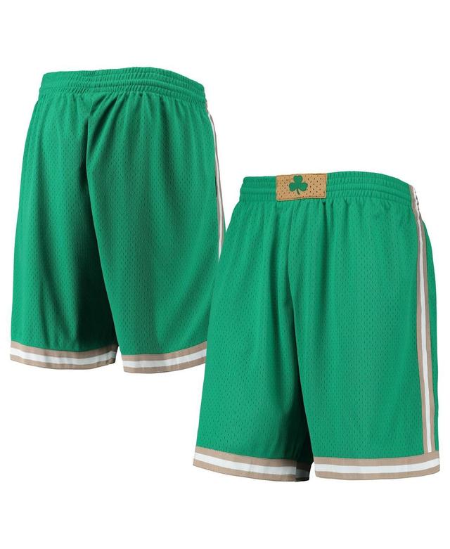 Mitchell & Ness Mens Kelly-Green Boston Celtics 2007-08 Hardwood Classics Swingman Shorts Product Image