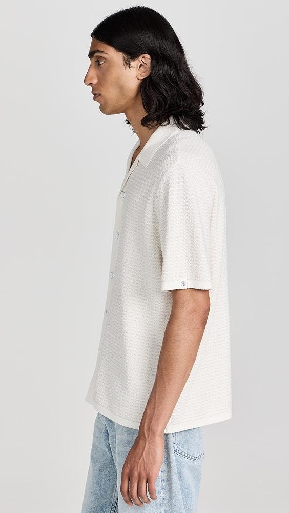 rag & bone Jacquard Avery Shirt In Zuma Toweling | Shopbop Product Image