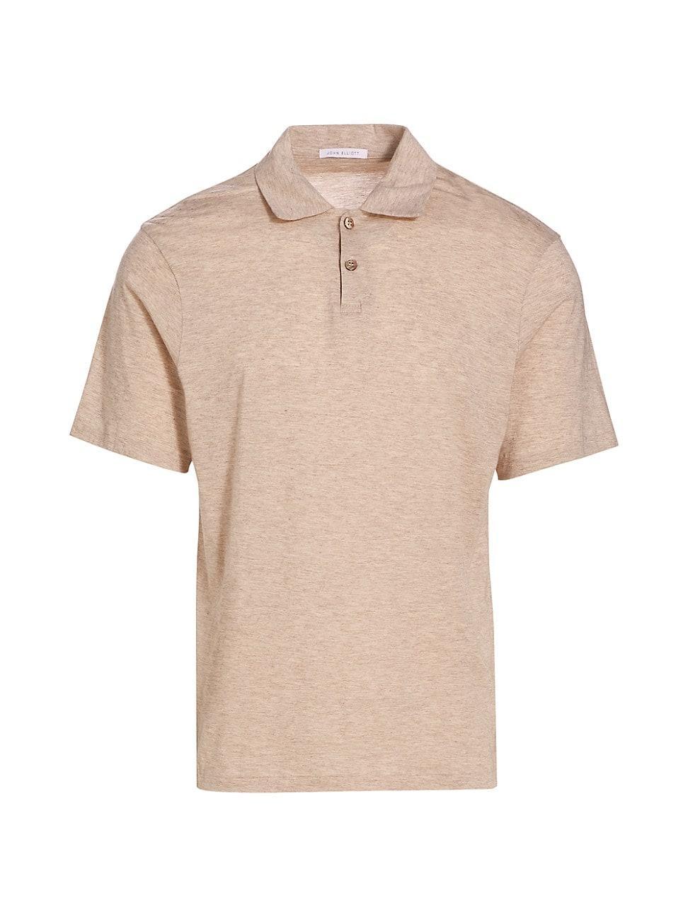 Mens Cotton-Blend Short-Sleeve Polo Shirt Product Image