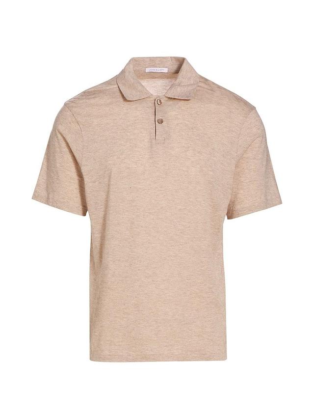 Mens Cotton-Blend Short-Sleeve Polo Shirt Product Image