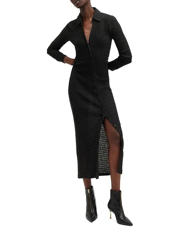 Connie Midi Dress In Black Product Image