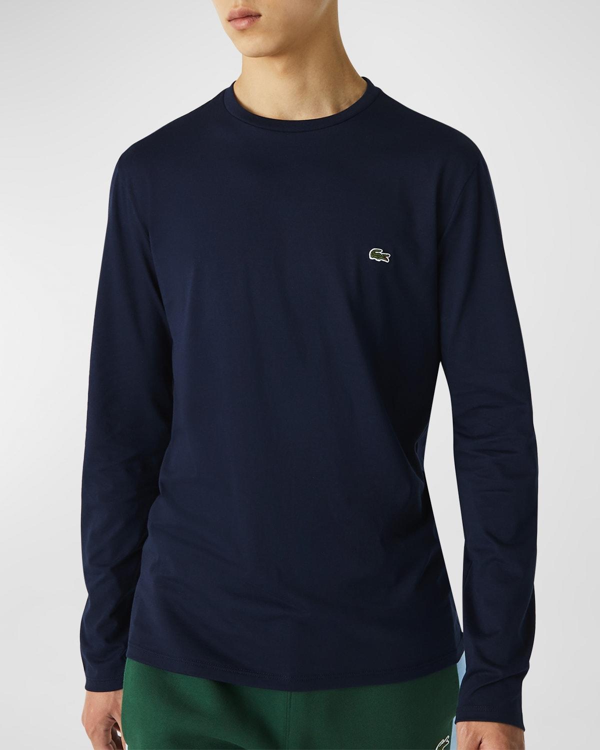 Mens Pima Cotton Jersey Crewneck T-Shirt Product Image