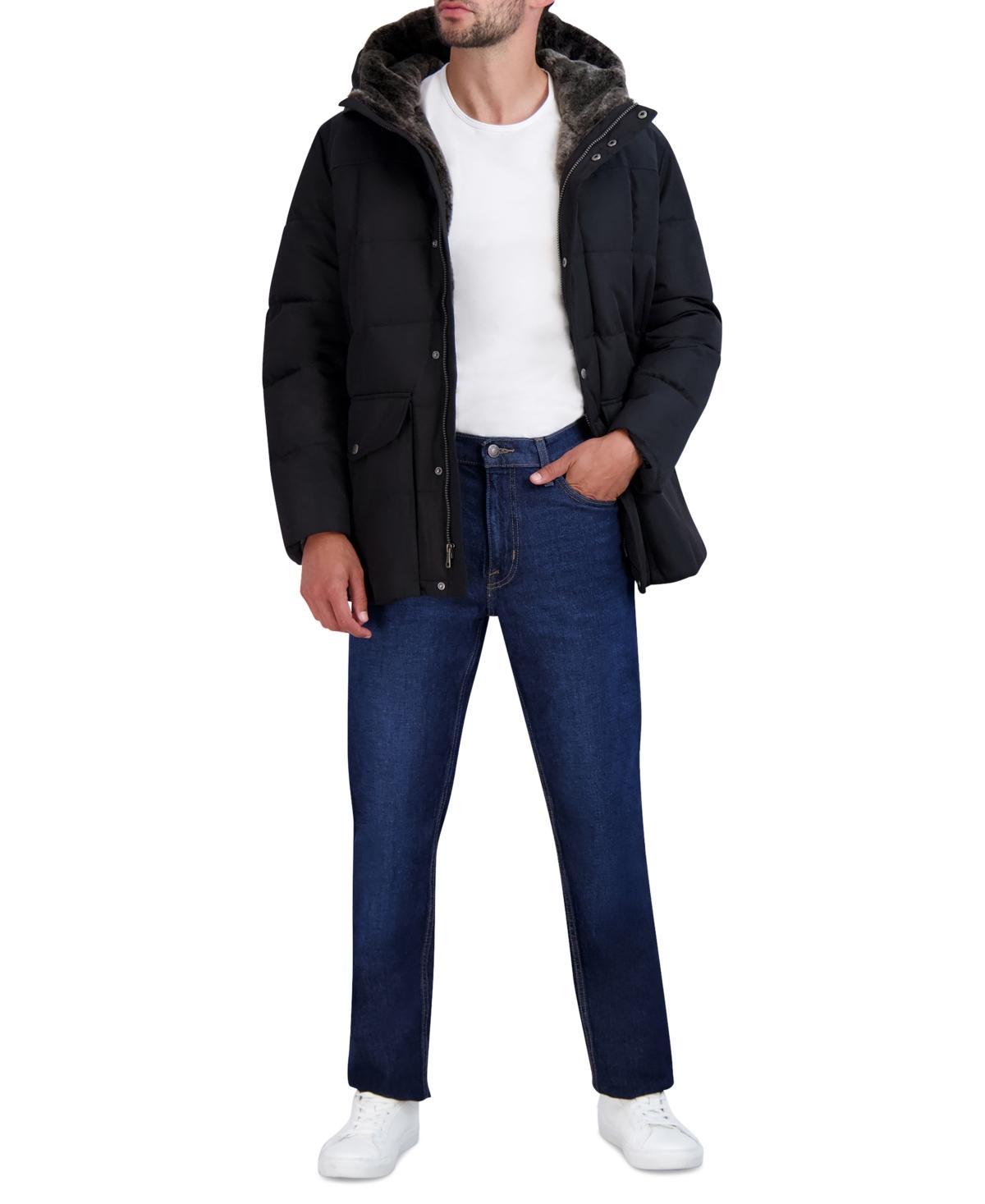 Cole Haan Mens Parka with Fleece-Lined Hood Product Image