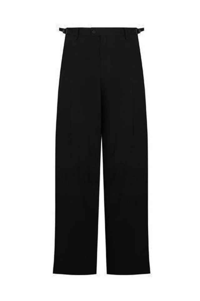 BALENCIAGA Buckle Detailed Pants In Black Product Image