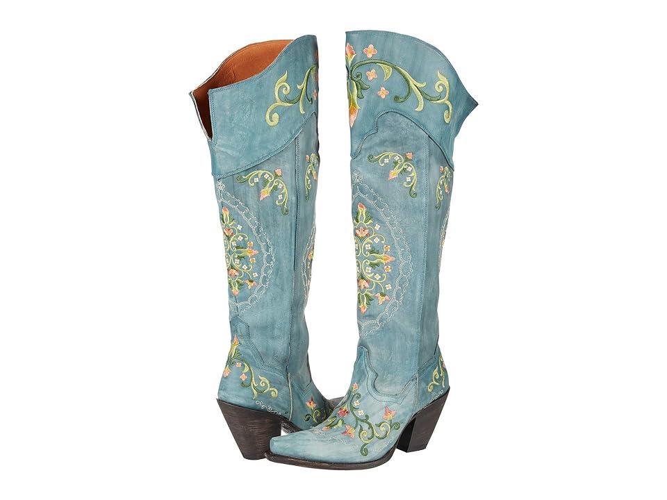 Dan Post Flower Child (Turquoise) Women's Boots Product Image