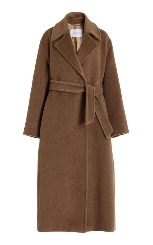 MAX MARA Fragore Wool-cashmere Coat In Brown Product Image