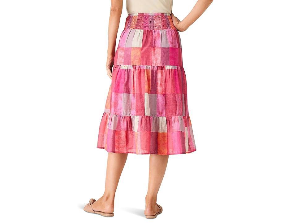 NIC+ZOE Sunset Plaid Skirt Multi) Women's Skirt Product Image