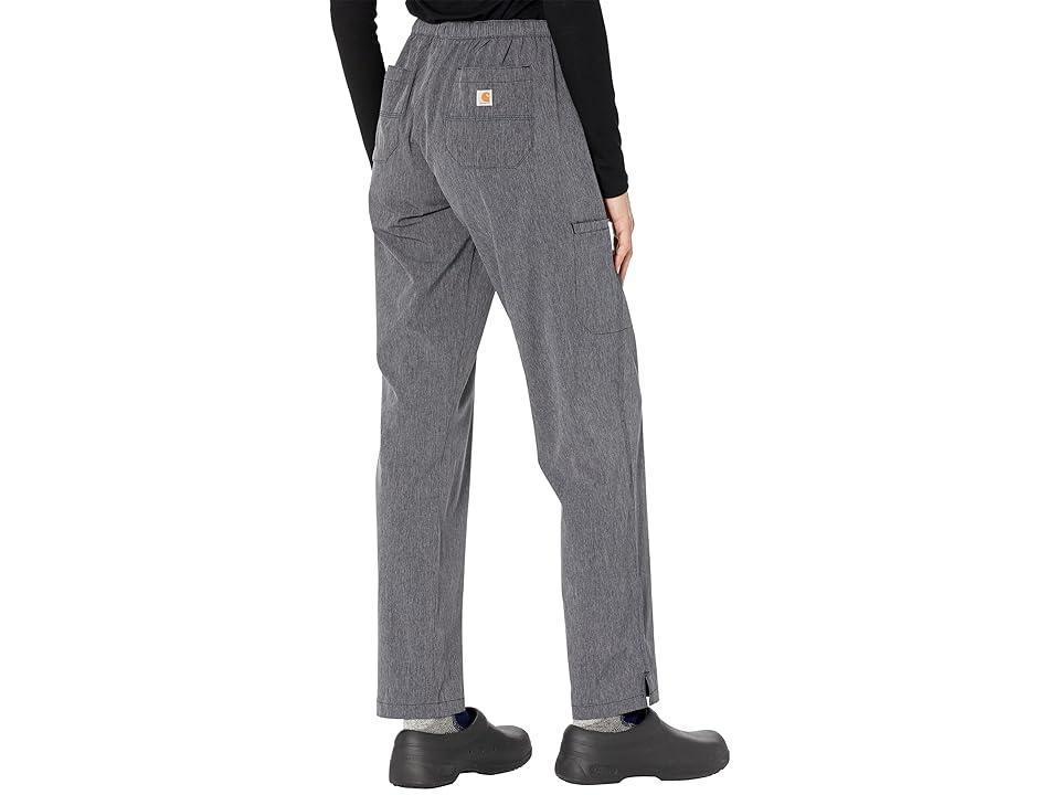 Carhartt Liberty Straight Leg Scrub Pants (Charcoal Heather) Women's Clothing Product Image