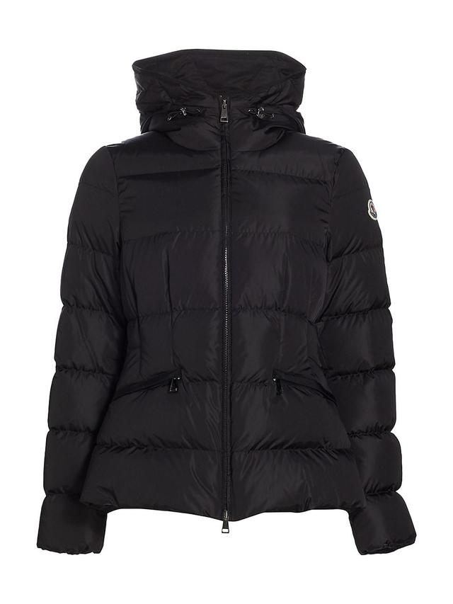 Avoce Hooded Puffer Jacket with Elastic Belt Product Image